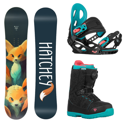 Snowboard HATCHEY Foxy + viazanie Gravity + boty Gravity Micra 